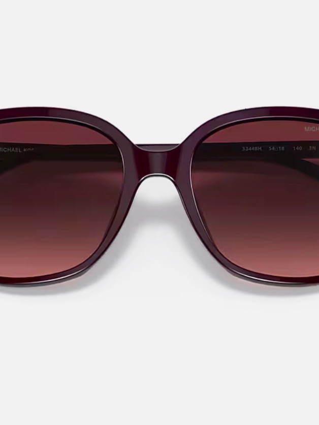 Michael Kors Women's Burgundy Gradient Square Sunglasses